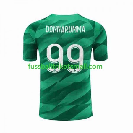 Fußballtrikots Paris Saint-Germain Donnarumma 99 Torwart 2023-2024 Kurzarm Heimtrikotsatz kaufen
